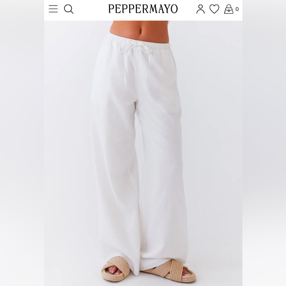 Peppermayo Fresh Face Linen Pants
